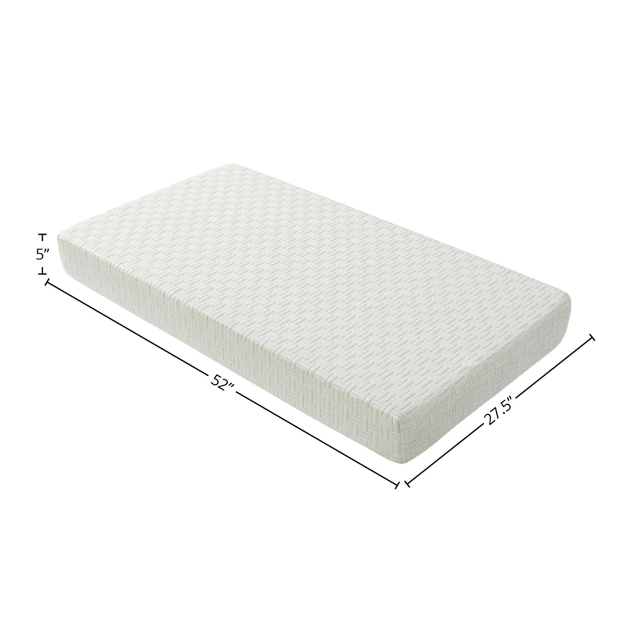 Mattress ImagioCool 52" Wide DualSided Crib Mattress, Cream On Sale